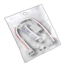KIT Silikonkleber für LED-Streifen + Stecker + Abdeckung + Endkappe - 10mm -IP65