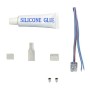 KIT Silikonkleber für LED-Streifen + Stecker + Abdeckung + Endkappe - 10mm -IP65