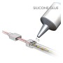 KIT Silikonkleber für LED-Streifen + Stecker + Abdeckung + Endkappe - 10mm -IP65