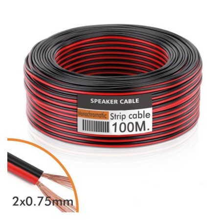 LED Stripe Kasbel (Audio) 2x0.75mm 100 Meter