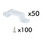 Pack mit 50 Heftklammern für LED-Streifen IP65 220V