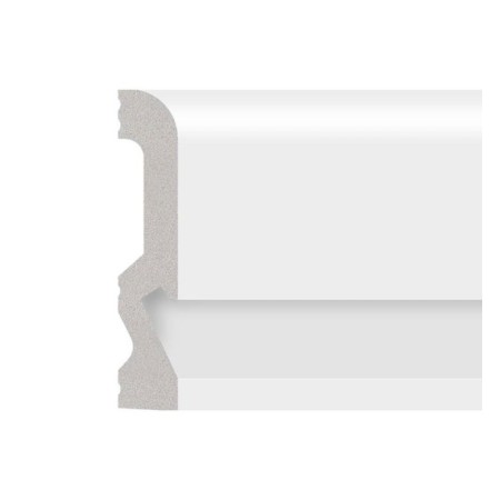 Sockelleiste aus Polystyrol - Klassisch - für LED-Streifen - 2 Meter