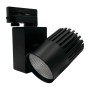 LED Strahler 40W GRAZ Schwarz BRIDGELUX Chip 3-Phasen Schienensystem CRI +92 - 3CCT