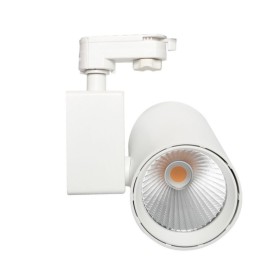 LED Strahler 40W MADRID Weiss BRIDGELUX Chip 1-Phasen Schienensystem SPEZIELL FÜR LEBENSMITTEL LED Strahler 40W MADRID Weiss BRIDGELUX Chip 1-Phasen Schienensystem SPEZIELL FÜR LEBENSMITTEL