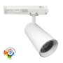 LED-Scheinwerfer 40W - 34W NEW MAYA Weiss Einkreis-Schienensystem - CCT - CRI+92 - UGR13 - 120Lm/W