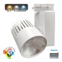 LED-Schienenstrahler 40W UPPSALA Weiss - Philips Certa Drive - 3CCT - Einphasig - CRI+98 - 5 Jahre Garantie