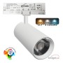 LED-Spot 40W - 30W NEW MAYA Weiss Dreiphasenschienen - CCT - CRI+92 - UGR13 - HOHE LUMEN