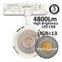LED-Strahler - Dreiphasig - 40W-30W - ROME Weiss - GxTronic-Treiber - Einstellbare Optik 24º-60º -UGR13- CCT