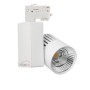 LED-Strahler 40W GRAZ Weiss Bridgelux-Chip 3CCT - Dreiphasenschiene - 4400Lm - CRI +98