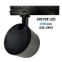 LED-Strahler 40W-28W Einphasig - ROMA Schwarz - GxTronic Treiber - Verstellbare Optik 24º-60º - UGR13 - CCT