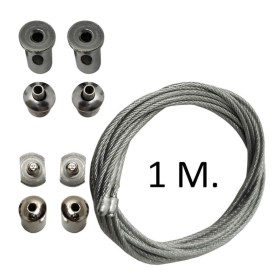 Aufhängeset für Hängeschiene - 1 Meter Aufhängeset für Hängeschiene - 1 Meter