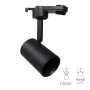 Schienenlampe SCHWARZ für Lampe GU10- 1-Phasen