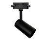 Schienenstrahler - BORNE SCHWARZ - Für GU10-Lampen - Monophasiges Aluminium
