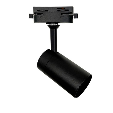 Schienenstrahler - BORNE SCHWARZ - Für GU10-Lampen - Monophasiges Aluminium