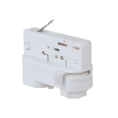 dreiphasig Schienenadapteranschluss Weiss