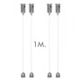 Aufhängeset - für LED-Leuchte - 1 Meter