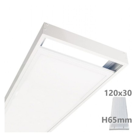 Oberflächenmontagesatz für LED-Panel 120x30 - H65mm