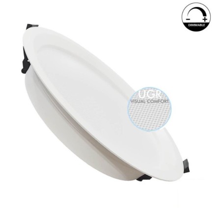 Downlight LED 40W Rund – Dimmbarer Lifud-Treiber – IP54 – UGR17