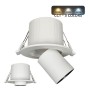 Downlight LED 6W - DREHBARES PERISKOP - Kreisförmig - CCT Farbwahl