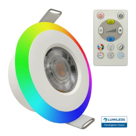 Downlight LED 6W RGB+CCT - Control Remoto - Chip Lumileds