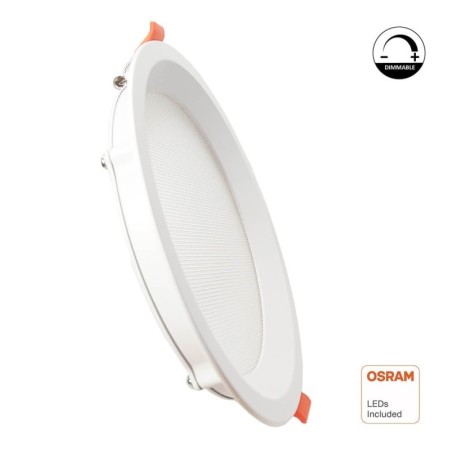 LED Downlight 24W Rund – Dimmbarer Lifud Treiber – OSRAM Chip DURIS E 2835 160Lm/W – TRIAC
