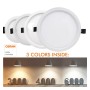 LED Einbauleuchte 12W - 8W- 5W Rund - OSRAM CHIP DURIS E 2835 - CCT - UGR17