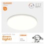 LED Einbauleuchte 12W Frameless QUASAR - OSRAM CHIP DURIS E 2835 - CCT