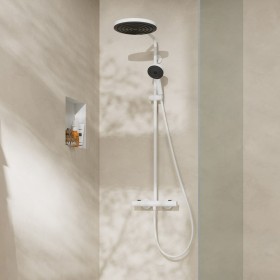 hansgrohe Pulsify S Puro Duschsystem 260 1 Strahlart wassersparend, mit Ecostat Fine und Duschkopf 3 Strahlarten hansgrohe Pulsify S Puro Duschsystem 260 1 Strahlart wassersparend, mit Ecostat Fine und Duschkopf 3 Strahlarten
