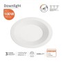 LED Einbauleuchte 8W Rund - OSRAM CHIP DURIS E 2835 - CCT - UGR17