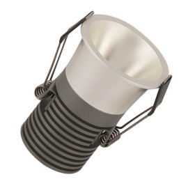 LED Strahler Downlight LED 5W Perlenchrom Bridgelux Chip - 40° - UGR1- CCT1