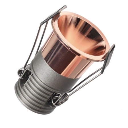 LED Strahler Downlight LED 5W Rose Gold Bridgelux Chip - 40° - UGR1- CCT1