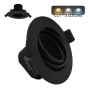 LED Strahler Downlight Schwenkbar Rund - Schwarz 7W - Einstellbarer Scheinwerfer - UGR19 - CCT Wählbare Farbe