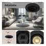 LED Strahler Downlight Schwenkbar Rund - Schwarz 7W - Einstellbarer Scheinwerfer - UGR19 - CCT Wählbare Farbe