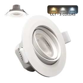 LED Strahler Downlight Schwenkbar Rund - Weiss 7W - Einstellbarer Scheinwerfer - CCT Wählbare Farbe