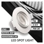 LED Strahler Downlight Schwenkbar Rund - Weiss 7W - Einstellbarer Scheinwerfer - CCT Wählbare Farbe