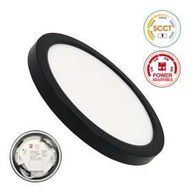 Deckenleuchte + LED-Downlight - Rund - BONN Schwarz - Einstellbare Leistung 8W - 6W - 4W - 2W - 5CCT - SMD2835 140Lm/W - IP44 Deckenleuchte + LED-Downlight - Rund - BONN Schwarz - Einstellbare Leistung 8W - 6W - 4W - 2W - 5CCT - SMD2835 140Lm/W - IP44