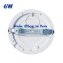 Downlight + LED-Deckenleuchte - Rund - MOSS Weiss LUMILEDS - 6W EINSTELLBAR - Wählbare CCT-Farbe
