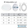Downlight + LED-Deckenleuchte - Rund - MOSS Weiss LUMILEDS - 6W EINSTELLBAR - Wählbare CCT-Farbe