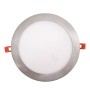LED Einbauleuchte Runde 24W Edelstahl - CCT - OSRAM CHIP DURIS E 2835