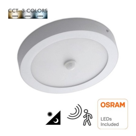 LED Deckenleuchte 24W - 22W- 20W -18W Bewegungsmelder - 2700K+CCT - OSRAM CHIP