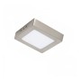 LED Deckenleuchte 8W Quadratischer Edelstahl - CCT - OSRAM CHIP DURIS E 2835