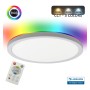 LED Deckenrunde Oberfläche 18W RGB+CCT - Control Remoto - Chip Lumileds