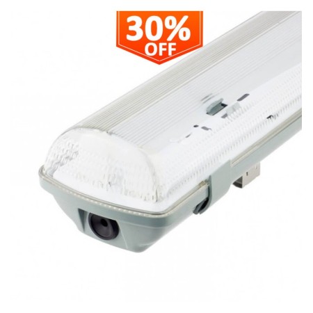 LED Anzeige IP65 für zwei Rohre 60 cm versiegelt