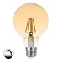 20stk. 8W LED Lampe E27 Glühfaden Vintage G125 - Dimmbar 1800K