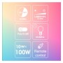 LED-Glühbirne RGB + 3000K - 10W 270º E27 mit Fernbedienung