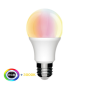 LED-Glühbirne RGB + 3000K - 10W 270º E27 mit Fernbedienung