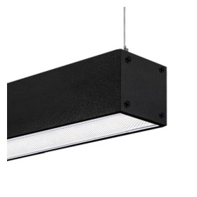 LED 72W Linear - 2 Meter - Schwarz - Lichtleiste + POTSDAM Hängelampe - UGR17- Dimmbar LED 72W Linear - 2 Meter - Schwarz - Lichtleiste + POTSDAM Hängelampe - UGR17- Dimmbar