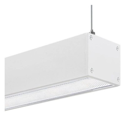 LED 72W Linear - 2 Meter - Weiss - Lichtleiste + POTSDAM Hängelampe - UGR17- Dimmbar