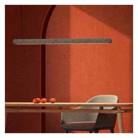LED-Linear-Pendelleuchte - schallabsorbierend - MUTE - 72cm - 128cm - 184cm - IP54 - Dimmbar LED-Linear-Pendelleuchte - schallabsorbierend - MUTE - 72cm - 128cm - 184cm - IP54 - Dimmbar