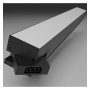 LED-Linearlampe 24W - STELLAR - Verbindbar - 60 cm